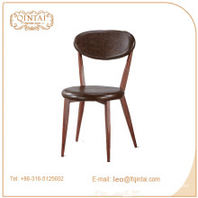 good material iron leather seat rest garden chair for sale